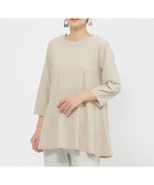【エヴェックス バイ クリツィア/EVEX by KRIZIA】の【接触冷感】【UV対策】【ウォッシャブル】ハイゲージメリルチュニックカットソー グレー|ID: prp329100004741293 ipo3291000000034258375