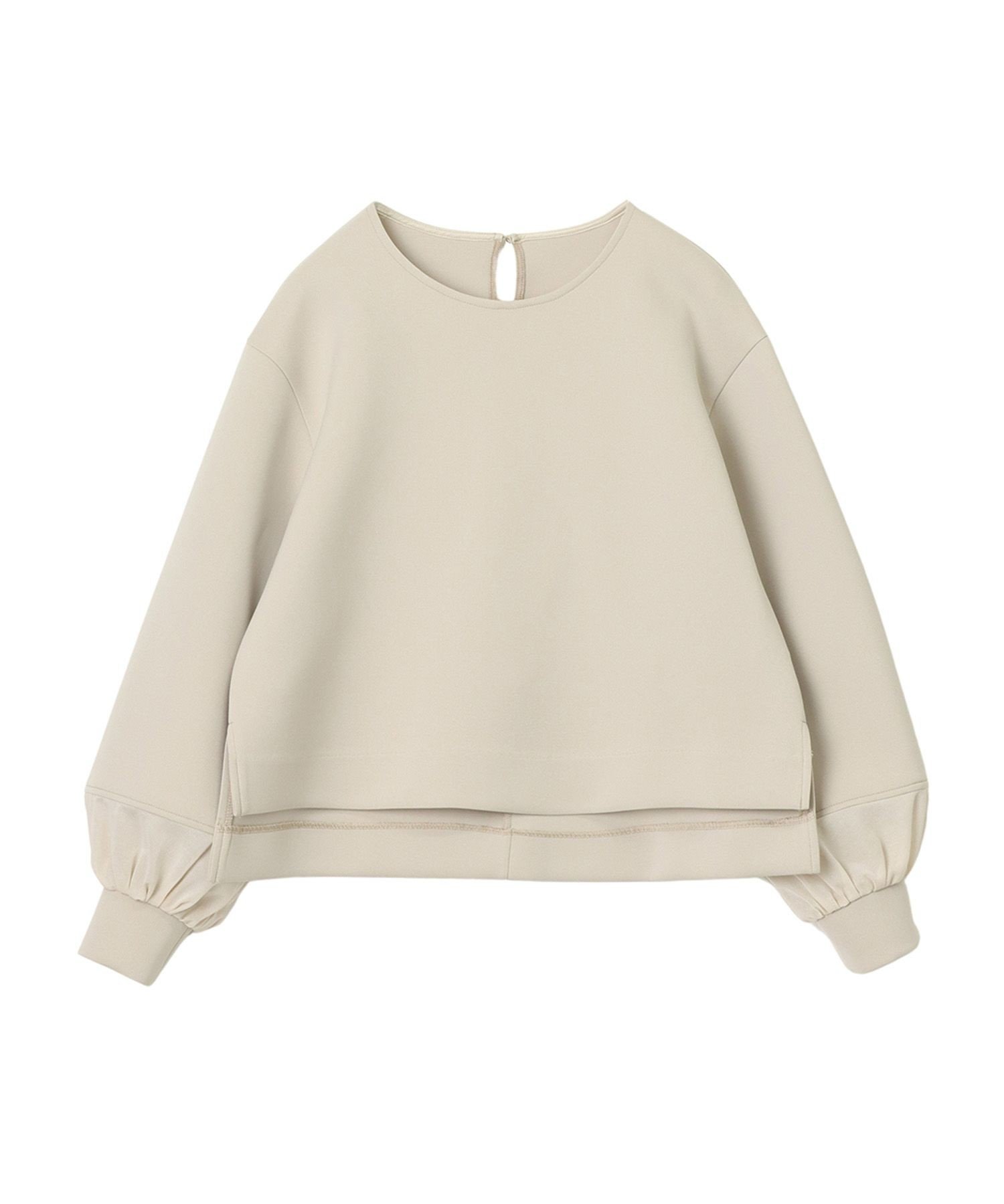【アナイ/ANAYI】のダブルジャージー袖シアープルオーバー インテリア・キッズ・メンズ・レディースファッション・服の通販 founy(ファニー) 　ファッション　Fashion　レディースファッション　Fashion for Women　トップス・カットソー　Cut & Sew Tops　カジュアルプルオーバー・ニットトップス　Pullovers & Knit Tops / Casual Pullovers　オーガンジー　Organza Fabric　春　Spring　秋　Autumn　カフス　Cuff Design　シンプル　Simple, Minimal　スマート　Smart, Elegant　ダブル　Double, Double-Breasted　ロング　Long, Long-Length　冬　Winter / This Winter　S/S・春夏　SS, Spring/Summer, Warm Season　再入荷　Restock / Back in Stock　夏　Summer　beige|ID: prp329100004741296 ipo3291000000034258390