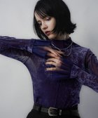 【ハレ/HARE】のシアーベロアハイネックトップス 人気、トレンドファッション・服の通販 founy(ファニー) ファッション Fashion レディースファッション Fashion for Women トップス・カットソー Cut & Sew Tops ベロアトップス Velour Tops / Velvet-Look Items おすすめ Recommended / Our Picks ウェーブ Wavy Pattern カーディガン Cardigan, Knitwear シアー Sheer, See-Through ショート Short, Short Length シンプル Simple, Minimal ジャケット Jacket, Outerwear ストレート Straight, Straight Cut チュール Tulip, Tulip Motif ハイネック High Neck, Mock Neck フリル Frill, Ruffle ベロア Velour, Soft Velvet ロング Long, Long-Length ワイド Wide, Wide Fit 冬 Winter / This Winter thumbnail パープル98|ID: prp329100004741300 ipo3291000000034733017