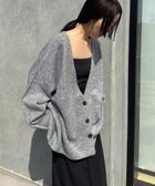 【セレクトモカ/SELECT MOCA】の【人気インフルエンサーコラボbySON】スリーブリンキングVネックカーディガン 人気、トレンドファッション・服の通販 founy(ファニー) ファッション Fashion レディースファッション Fashion for Women トップス・カットソー Cut & Sew Tops カーディガン・羽織り Layered Style Cardigans Vネックトップス V-Neck Tops / V-Cut Neckline Shirts カーディガン Cardigan, Knitwear シンプル Simple, Minimal 人気 Popular, Best Seller ベーシック Basic, Essential ボトム Bottoms, Lower Wear 羽織 Haori, Light Jacket ルーズ Loose, Oversized おすすめ Recommended / Our Picks thumbnail グレー-06|ID: prp329100004741327 ipo3291000000034258688