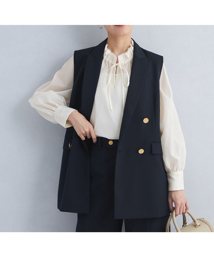 【ユナイテッドアローズ/UNITED ARROWS】のシアー ネック フリル 2WAY ブラウス インテリア・キッズ・メンズ・レディースファッション・服の通販 founy(ファニー) https://founy.com/ ファッション Fashion レディースファッション Fashion for Women トップス・カットソー Cut & Sew Tops シャツ・ブラウス・オフィスカジュアル Elegant Blouses & Button-Ups インナー Innerwear 春 Spring シアー Sheer, See-Through ジャケット Jacket, Outerwear ドット Polka Dot, Dot Pattern フェミニン Feminine, Girly フリル Frill, Ruffle 冬 Winter / This Winter アウトレット Outlet / Clearance おすすめ Recommended / Our Picks エレガント 上品 Elegant ビジネス 仕事 通勤 Business / Work / Commuting |ID: prp329100004741342 ipo3291000000034258799
