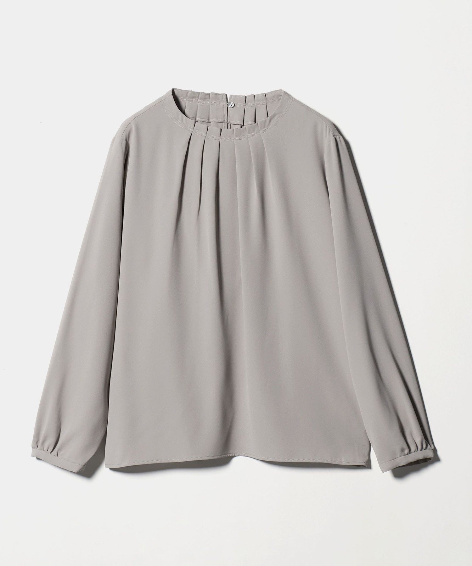 【ユナイテッドアローズ/UNITED ARROWS】のジョーゼット タックブラウス 9分袖 A DAY IN THE LIFE インテリア・キッズ・メンズ・レディースファッション・服の通販 founy(ファニー) 　ファッション　Fashion　レディースファッション　Fashion for Women　トップス・カットソー　Cut & Sew Tops　シャツ・ブラウス・オフィスカジュアル　Elegant Blouses & Button-Ups　インナー　Innerwear　オケージョン　Occasion Wear　ジャケット　Jacket, Outerwear　ジョーゼット　Georgette, Semi-Sheer Fabric　ストライプ　Stripe, Striped Pattern　トレンド　Trend, Trending Now　バランス　Balance, Style Balance　アウトレット　Outlet / Clearance　おすすめ　Recommended / Our Picks　ビジネス 仕事 通勤　Business / Work / Commuting　MOCA|ID: prp329100004741358 ipo3291000000034721870