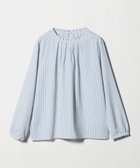 【ユナイテッドアローズ/UNITED ARROWS】のジョーゼット タックブラウス 9分袖 A DAY IN THE LIFE 人気、トレンドファッション・服の通販 founy(ファニー) ファッション Fashion レディースファッション Fashion for Women トップス・カットソー Cut & Sew Tops シャツ・ブラウス・オフィスカジュアル Elegant Blouses & Button-Ups インナー Innerwear オケージョン Occasion Wear ジャケット Jacket, Outerwear ジョーゼット Georgette, Semi-Sheer Fabric ストライプ Stripe, Striped Pattern トレンド Trend, Trending Now バランス Balance, Style Balance アウトレット Outlet / Clearance おすすめ Recommended / Our Picks ビジネス 仕事 通勤 Business / Work / Commuting thumbnail LT.BLUE|ID: prp329100004741358 ipo3291000000034721875