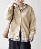 【シップス フォー ウィメン/SHIPS】のSHIPS any 手洗い可能 ステッチ デザイン ルーズ ニット カーディガン 人気、トレンドファッション・服の通販 founy(ファニー) ファッション Fashion レディースファッション Fashion for Women トップス・カットソー Cut & Sew Tops ニット Knit Tops & Sweaters カーディガン・羽織り Layered Style Cardigans 洗える Machine Washable カーディガン Cardigan, Knitwear シンプル Simple, Minimal デニム Denim, Jeans Material フェミニン Feminine, Girly フロント Front, Front Design ルーズ Loose, Oversized おすすめ Recommended / Our Picks 2025年 2025 2025-2026秋冬・A/W Autumn/Winter 2025–26 AW25–26 thumbnail ベージュ|ID: prp329100004741391 ipo3291000000034967090