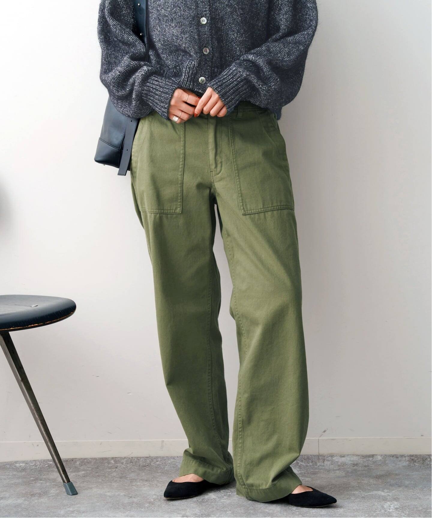 【スピック&スパン/Spick & Span】の《WEB限定 / 追加3》ルーズベイカーパンツ インテリア・キッズ・メンズ・レディースファッション・服の通販 founy(ファニー) 　ファッション　Fashion　レディースファッション　Fashion for Women　パンツ　Pants & Trousers　人気　Popular, Best Seller　再入荷　Restock / Back in Stock　秋　Autumn　カーキ|ID: prp329100004741409 ipo3291000000034506603