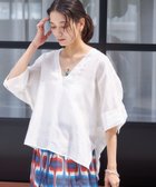 【シップス フォー ウィメン/SHIPS】の【一部WEB限定】 手洗い可能 IMPERIAL LINEN スキッパー ブラウス オフホワイト|ID: prp329100004741411 ipo3291000000034259491