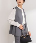 【ノーリーズ/NOLLEY'S】の《セットアップ対応》バーズアイペプラムジレ 人気、トレンドファッション・服の通販 founy(ファニー) ファッション Fashion レディースファッション Fashion for Women アウター Coat / Outerwear Collection トップス・カットソー Cut & Sew Tops ベスト&ジレ / 重ね着スタイル Vests & Gilets ジャケット Jacket, Outerwear セットアップ Set-Up, Coordinated Outfit ペプラム Peplum, Flared Hem 水玉 Polka Dot, Dot Pattern おすすめ Recommended / Our Picks 2024年 2024 エレガント 上品 Elegant セレモニー Ceremony ビジネス 仕事 通勤 Business / Work / Commuting 2024-2025秋冬・A/W Autumn/Winter 2024–25 AW24–25 thumbnail グレー系その他3|ID: prp329100004741431 ipo3291000000034259704