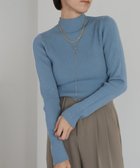 【セレクトモカ/SELECT MOCA】の【12色展開】プチハイネックリブニット 人気、トレンドファッション・服の通販 founy(ファニー) ファッション Fashion レディースファッション Fashion for Women トップス・カットソー Cut & Sew Tops ニット Knit Tops & Sweaters おすすめ Recommended / Our Picks インナー Innerwear コンパクト Compact, Small Size スタンダード Standard, Basic フィット Fit, Slim Fit ベーシック Basic, Essential リブニット Rib Knit, Ribbed Knit A/W・秋冬 Autumn/Winter thumbnail ブルー-08|ID: prp329100004741440 ipo3291000000035021518