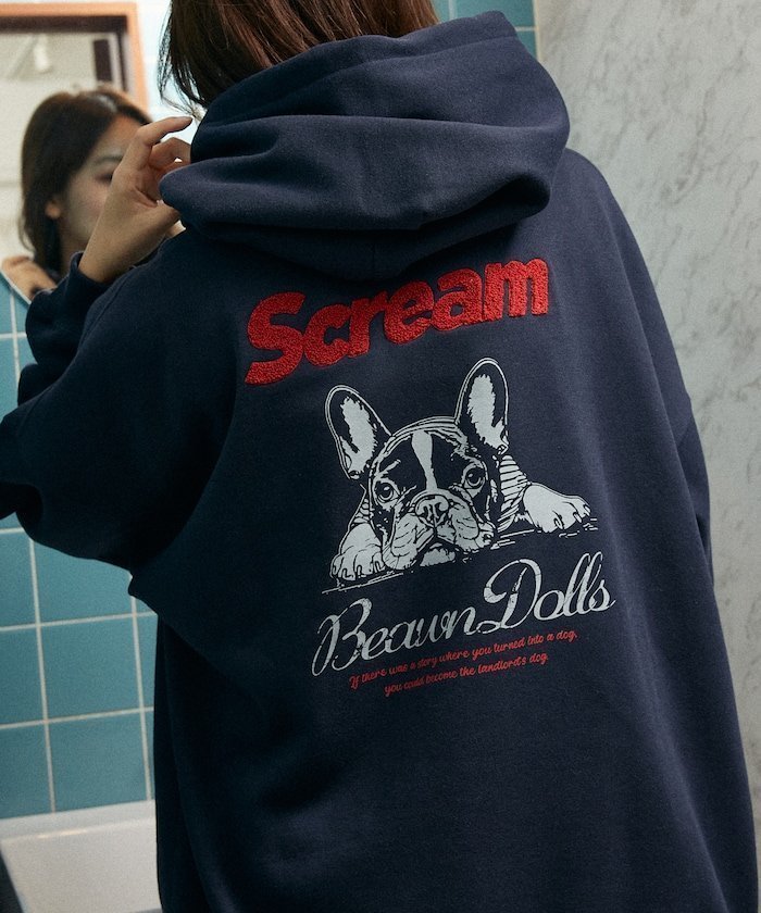 【フリークスストア/FREAK'S STORE】の相良刺繍 フレンチブルドッグ 裏起毛 フーディー 限定展開 25AW インテリア・キッズ・メンズ・レディースファッション・服の通販 founy(ファニー)  ファッション Fashion レディースファッション Fashion for Women 2025年 2025 2025-2026秋冬・A/W Autumn/Winter 2025–26 AW25–26 冬 Winter / This Winter フレンチ French, French Style A/W・秋冬 Autumn/Winter ネイビー|ID: prp329100004741466 ipo3291000000034341427