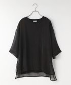 【ローリーズファーム/LOWRYS FARM】のシアーレイヤードプルオーバー ブラック|ID: prp329100004741494 ipo3291000000034477959