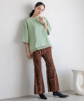 【ローリーズファーム/LOWRYS FARM】のシアーレイヤードプルオーバー 人気、トレンドファッション・服の通販 founy(ファニー) ファッション Fashion レディースファッション Fashion for Women トップス・カットソー Cut & Sew Tops カジュアルプルオーバー・ニットトップス Pullovers & Knit Tops / Casual Pullovers おすすめ Recommended / Our Picks オーガンジー Organza Fabric バランス Balance, Style Balance ワイド Wide, Wide Fit |ID:prp329100004741494