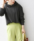 【シップス フォー ウィメン/SHIPS】のSHIPS any 〈洗濯機可能〉ワッフル フーディ プルオーバー 24AW チャコールグレー|ID: prp329100004741497 ipo3291000000034260226