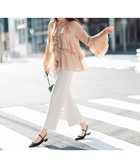 【ナチュラル ビューティー ベーシック/NATURAL BEAUTY BASIC】のラッフルフリルチュニックブラウス ピンク|ID: prp329100004741514 ipo3291000000034260325