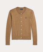 【ラルフローレン/RALPH LAUREN】のコットン クルーネック カーディガン 人気、トレンドファッション・服の通販 founy(ファニー) ファッション Fashion レディースファッション Fashion for Women トップス・カットソー Cut & Sew Tops カーディガン・羽織り Layered Style Cardigans なめらか Smooth, Silky Texture カーディガン Cardigan, Knitwear 長袖 Long Sleeve, Full Sleeve thumbnail 260ブラウン|ID: prp329100004741573 ipo3291000000034881704