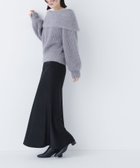 【ナチュラル ビューティー ベーシック/NATURAL BEAUTY BASIC】のバイアスサテンナロースカート ブラック|ID: prp329100004741584 ipo3291000000034568881