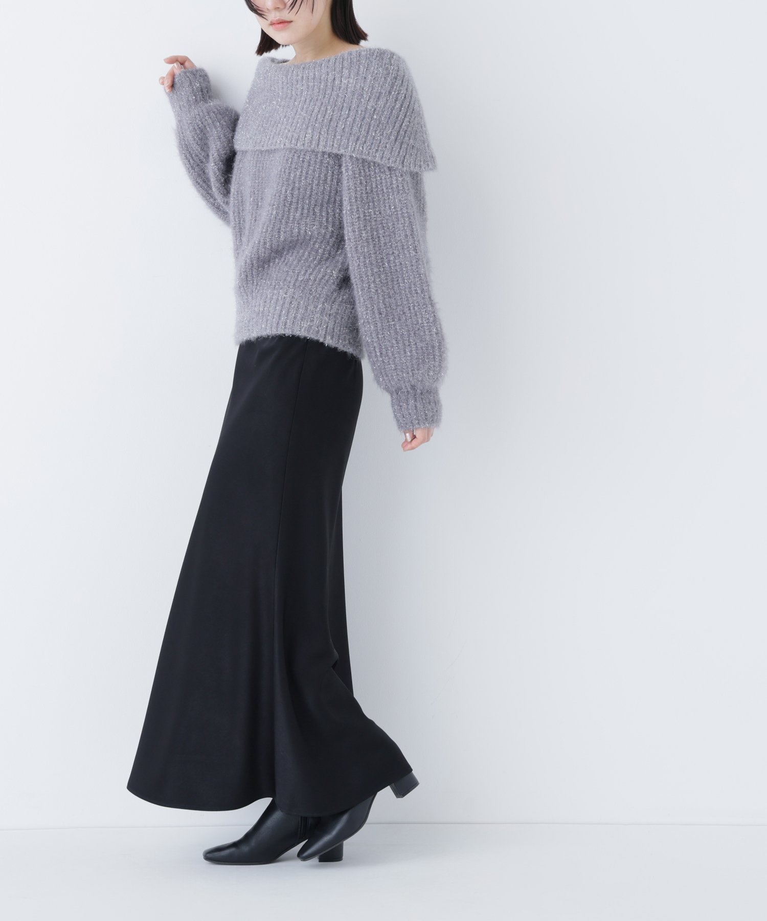 【ナチュラル ビューティー ベーシック/NATURAL BEAUTY BASIC】のバイアスサテンナロースカート 人気、トレンドファッション・服の通販 founy(ファニー) 　雑誌掲載アイテム　Magazine Picks & Fashion Features　ファッション雑誌　Fashion Magazines　オッジ　Oggi　ファッション　Fashion　レディースファッション　Fashion for Women　スカート　Skirts　サテン　Satin, Glossy Fabric　スウェット / スエット　Sweatshirt, Sweatwear　ドレープ　Drape, Draping Fabric　バイアス　Bias, Diagonal Cut　エレガント 上品　Elegant　雑誌　Magazine, Fashion Magazine　 other-1|ID: prp329100004741584 ipo3291000000035018838