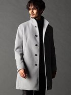 【ニコル/NICOLE / MEN】のアラカルトハイブリットメルトン スタンドコート 人気、トレンドファッション・服の通販 founy(ファニー) ファッション Fashion メンズファッション Fashion for Men 今季 This Season, Current Season シェイプ Shape, Slim Fit ジャケット Jacket, Outerwear スタンド Stand Collar, Upright Stand ストレッチ Stretch, Stretchy Fabric スマート Smart, Elegant チェック Check, Plaid, Tartan パッチ Patch, Appliqué ポケット Pocket, Pocket Detail 防寒 Cold Protection, Winter-Ready メルトン Melton, Heavy Wool 無地 Plain, Solid Color ワイヤー Wire, Wired Bra thumbnail 19ライトグレー|ID: prp329100004741594 ipo3291000000034732011
