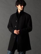 【ニコル/NICOLE / MEN】のアラカルトハイブリットメルトン スタンドコート 人気、トレンドファッション・服の通販 founy(ファニー) ファッション Fashion メンズファッション Fashion for Men 今季 This Season, Current Season シェイプ Shape, Slim Fit ジャケット Jacket, Outerwear スタンド Stand Collar, Upright Stand ストレッチ Stretch, Stretchy Fabric スマート Smart, Elegant チェック Check, Plaid, Tartan パッチ Patch, Appliqué ポケット Pocket, Pocket Detail 防寒 Cold Protection, Winter-Ready メルトン Melton, Heavy Wool 無地 Plain, Solid Color ワイヤー Wire, Wired Bra thumbnail 49ブラック|ID: prp329100004741594 ipo3291000000034732012