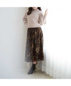 【ノエラ/Noela】のベロアプリント花柄スカート 人気、トレンドファッション・服の通販 founy(ファニー) ファッション Fashion レディースファッション Fashion for Women スカート Skirts プリント Print, Printed Pattern ベロア Velour, Soft Velvet ポケット Pocket, Pocket Detail thumbnail チャ|ID: prp329100004741601 ipo3291000000034261041