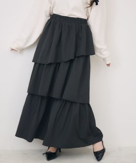 【レトロガール/RETRO GIRL】のイレヘムティアードロングSK 人気、トレンドファッション・服の通販 founy(ファニー) ファッション Fashion レディースファッション Fashion for Women スカート Skirts おすすめ Recommended / Our Picks ティアードスカート Tiered Skirt, Flounced Skirt トレーナー Sweatshirt, Trainer ラベンダー Lavender ロング Long, Long-Length エレガント 上品 Elegant 定番 Standard, Basic Item 春 Spring 秋 Autumn |ID:prp329100004741608
