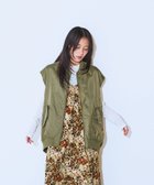 【ジーナシス/JEANASiS】のMA-1ベスト 人気、トレンドファッション・服の通販 founy(ファニー) ファッション Fashion レディースファッション Fashion for Women アウター Coat / Outerwear Collection MA-1ジャケット MA-1 Bomber Jackets / Flight Jackets トップス・カットソー Cut & Sew Tops ベスト&ジレ / 重ね着スタイル Vests & Gilets カットオフ Cut-Off Design ギャザー Gathered, Ruffled スウェット / スエット Sweatshirt, Sweatwear デニム Denim, Jeans Material バランス Balance, Style Balance ベスト Vest, Waistcoat ボトム Bottoms, Lower Wear ワイド Wide, Wide Fit おすすめ Recommended / Our Picks thumbnail カーキ|ID: prp329100004741623 ipo3291000000034261258