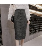 【ミニミニストア/miniministore】のツイード調スカート 秋冬ペンシルスカート ブラック|ID: prp329100004741633 ipo3291000000034643241