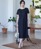 【エーシーデザインバイアルファキュービック/A/C DESIGN BY ALPHACUBIC】のヘンリーネック風カットワンピース 人気、トレンドファッション・服の通販 founy(ファニー) ファッション Fashion レディースファッション Fashion for Women ワンピース Dresses おすすめ Recommended / Our Picks 夏 Summer 鹿の子 Piqué, Kanoko Fabric thumbnail ブラック|ID: prp329100004741640 ipo3291000000034261486