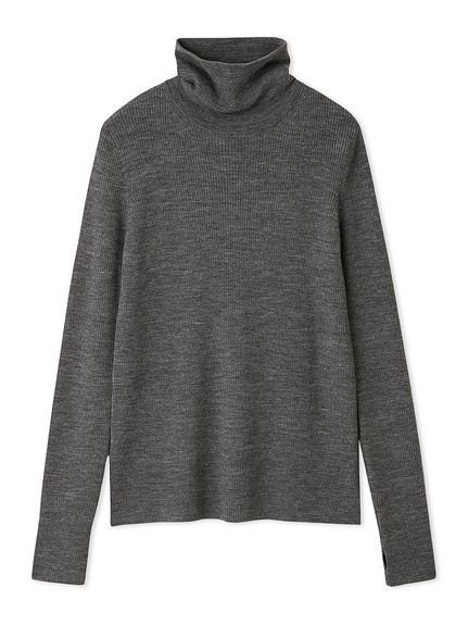 【ミラオーウェン/Mila Owen】のタートルネックリブニットプルオーバー インテリア・キッズ・メンズ・レディースファッション・服の通販 founy(ファニー) 　雑誌掲載アイテム　Magazine Picks & Fashion Features　ファッション雑誌　Fashion Magazines　クラッシィ　CLASSY.　ファッション　Fashion　レディースファッション　Fashion for Women　トップス・カットソー　Cut & Sew Tops　ニット　Knit Tops & Sweaters　カジュアルプルオーバー・ニットトップス　Pullovers & Knit Tops / Casual Pullovers　タートルネック・ハイネックトップス　Turtlenecks & High-Neck Tops　インナー　Innerwear　ウォッシャブル　Machine Washable　キャミ　Camisole, Cami Top　12月号　December Issue　シンプル　Simple, Minimal　スマート　Smart, Elegant　雑誌　Magazine, Fashion Magazine　タートルネック　Turtleneck, High Neck　なめらか　Smooth, Silky Texture　エレガント 上品　Elegant　GRY[006]|ID: prp329100004741654 ipo3291000000034637962