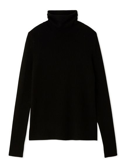 【ミラオーウェン/Mila Owen】のタートルネックリブニットプルオーバー インテリア・キッズ・メンズ・レディースファッション・服の通販 founy(ファニー) 　雑誌掲載アイテム　Magazine Picks & Fashion Features　ファッション雑誌　Fashion Magazines　クラッシィ　CLASSY.　ファッション　Fashion　レディースファッション　Fashion for Women　トップス・カットソー　Cut & Sew Tops　ニット　Knit Tops & Sweaters　カジュアルプルオーバー・ニットトップス　Pullovers & Knit Tops / Casual Pullovers　タートルネック・ハイネックトップス　Turtlenecks & High-Neck Tops　インナー　Innerwear　ウォッシャブル　Machine Washable　キャミ　Camisole, Cami Top　12月号　December Issue　シンプル　Simple, Minimal　スマート　Smart, Elegant　雑誌　Magazine, Fashion Magazine　タートルネック　Turtleneck, High Neck　なめらか　Smooth, Silky Texture　エレガント 上品　Elegant　BLK[009]|ID: prp329100004741654 ipo3291000000034637963