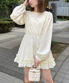【クリア/clear】のクルミボタンフリルチュニック IV|ID: prp329100004741680 ipo3291000000034261881