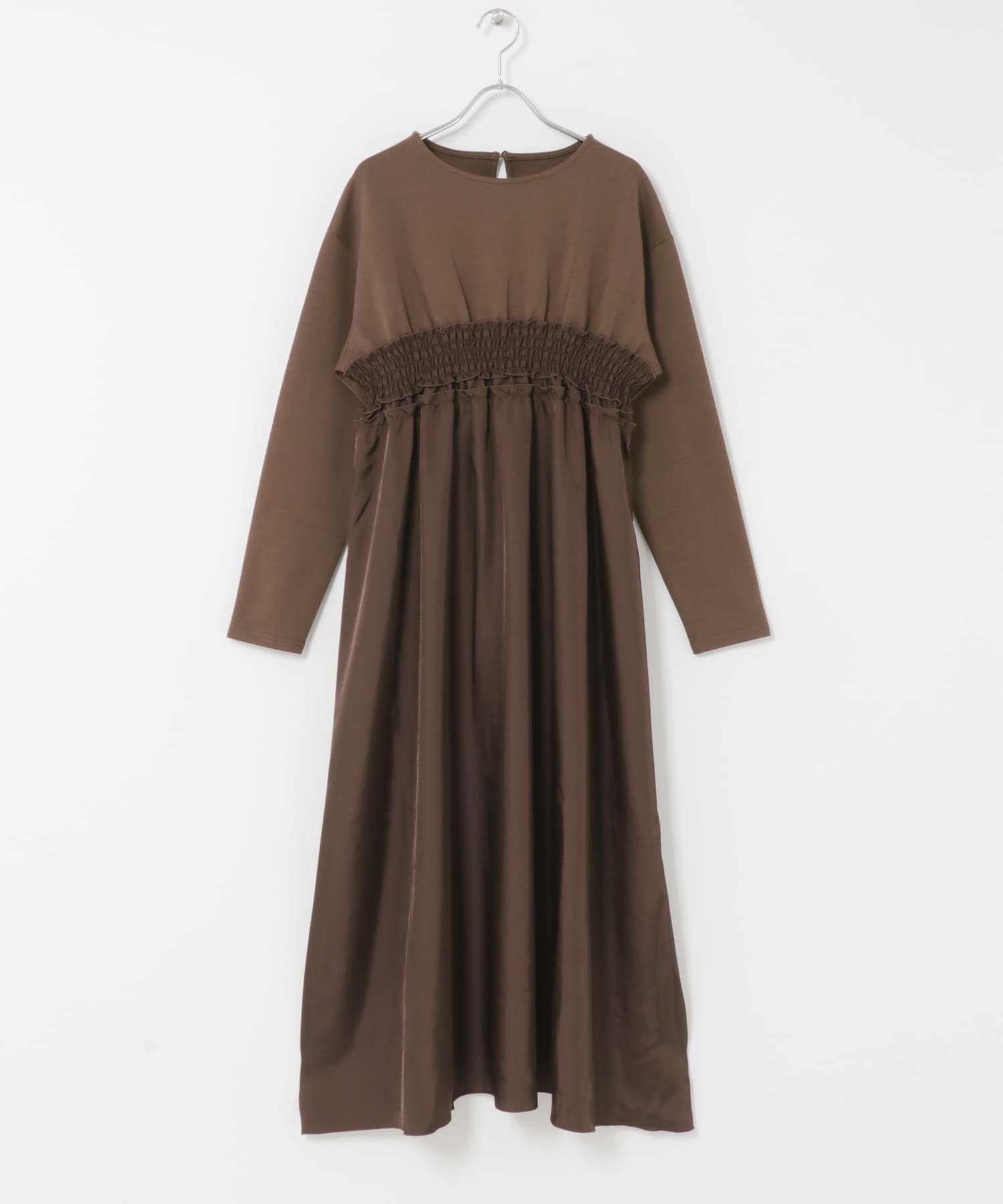 【アイテムズアーバンリサーチ/ITEMS URBAN RESEARCH】のシャーリングドッキングワンピース 人気、トレンドファッション・服の通販 founy(ファニー)  ファッション Fashion レディースファッション Fashion for Women ワンピース Dresses 2025年 2025 2025春夏・S/S Spring/Summer 2025 SS25 シャーリング Shirring, Ruched ドッキング Docking, Mixed Material 夏 Summer S/S・春夏 SS, Spring/Summer, Warm Season 秋 Autumn 羽織 Haori, Light Jacket  other-1|ID: prp329100004741687 ipo3291000000034261927