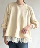 【ビアズリー/BEARDSLEY】の裾タムレースカットソー 人気、トレンドファッション・服の通販 founy(ファニー) ファッション Fashion レディースファッション Fashion for Women トップス・カットソー Cut & Sew Tops カットソー・ベーシックTシャツ Cut-and-Sewn Tops / Stretch Tees & Basics アクセサリー Fashion Accessories アクリル Acrylic Material カットソー Cut and Sewn Top シンプル Simple, Minimal 透かし Cut-Out, Lacework バランス Balance, Style Balance ループ Loop, Loop Knit レース Lace, Lace Fabric 冬 Winter / This Winter 再入荷 Restock / Back in Stock おすすめ Recommended / Our Picks thumbnail アイボリー|ID: prp329100004741712 ipo3291000000034776393