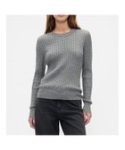 【ギャップ/GAP】のCashSoft カシミヤタッチ ケーブルニット セーター 人気、トレンドファッション・服の通販 founy(ファニー) ファッション Fashion レディースファッション Fashion for Women トップス・カットソー Cut & Sew Tops ニット Knit Tops & Sweaters シンプル Simple, Minimal セーター Sweater, Knitwear thumbnail B30 GREY HEATHER|ID: prp329100004741716 ipo3291000000034262134
