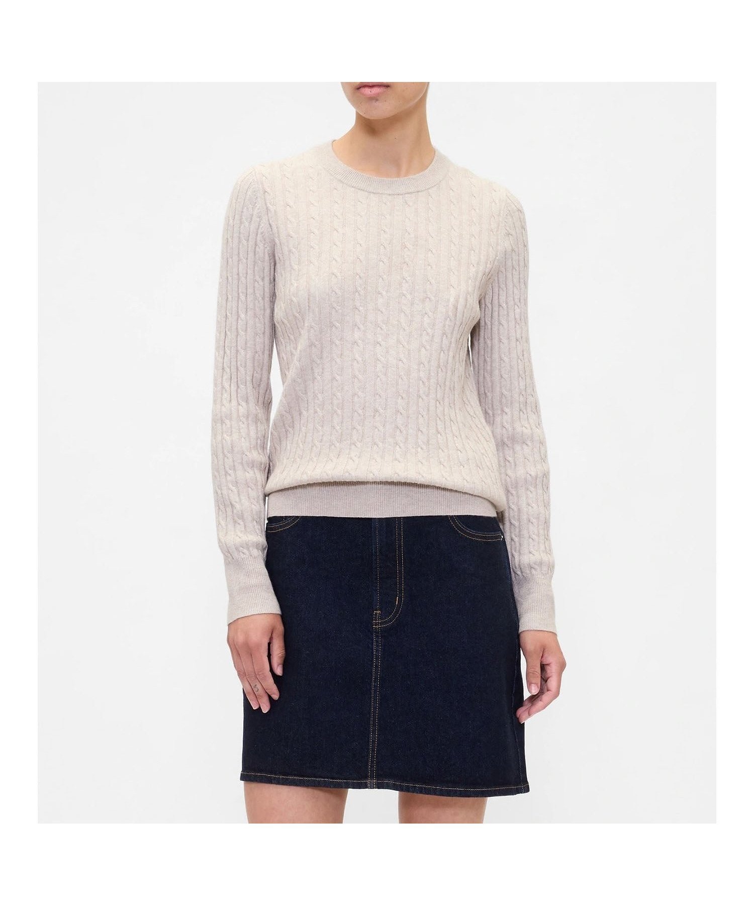 【ギャップ/GAP】のCashSoft カシミヤタッチ ケーブルニット セーター インテリア・キッズ・メンズ・レディースファッション・服の通販 founy(ファニー) 　ファッション　Fashion　レディースファッション　Fashion for Women　トップス・カットソー　Cut & Sew Tops　ニット　Knit Tops & Sweaters　シンプル　Simple, Minimal　セーター　Sweater, Knitwear　WARM TAUPE HEATHER|ID: prp329100004741716 ipo3291000000034262142