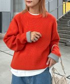 【チャオパニックティピー/CIAOPANIC TYPY】の【洗えるニット】リシェイプモーションワッフルニットプルオーバー 人気、トレンドファッション・服の通販 founy(ファニー) ファッション Fashion レディースファッション Fashion for Women トップス・カットソー Cut & Sew Tops ニット Knit Tops & Sweaters カジュアルプルオーバー・ニットトップス Pullovers & Knit Tops / Casual Pullovers 洗える Machine Washable カーゴパンツ Cargo Pants, Utility Pants シンプル Simple, Minimal スラックス Slacks, Dress Pants デニム Denim, Jeans Material トレンド Trend, Trending Now 定番 Standard, Basic Item メンズ Men's, Menswear リラックス Relax, Relaxed Fit ワッフル Waffle, Waffle Knit 冬 Winter / This Winter おすすめ Recommended / Our Picks thumbnail オレンジ|ID: prp329100004741721 ipo3291000000034516806