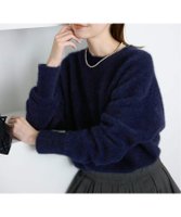 【スローブ イエナ/SLOBE IENA】のフォックスアルパカプルオーバー 人気、トレンドファッション・服の通販 founy(ファニー) ファッション Fashion レディースファッション Fashion for Women トップス・カットソー Cut & Sew Tops カジュアルプルオーバー・ニットトップス Pullovers & Knit Tops / Casual Pullovers カーディガン Cardigan, Knitwear サテン Satin, Glossy Fabric フォックス Fox, Fox Fur ベスト Vest, Waistcoat 冬 Winter / This Winter おすすめ Recommended / Our Picks 2025年 2025 2025-2026秋冬・A/W Autumn/Winter 2025–26 AW25–26 |ID:prp329100004741731