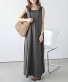 【ラジュール/Lajour】の前後2Way リネンライク フレアワンピース 人気、トレンドファッション・服の通販 founy(ファニー) ファッション Fashion レディースファッション Fashion for Women ワンピース Dresses おすすめ Recommended / Our Picks サマー Summer, Summer Style デコルテ Décolleté, Neckline フレア Flare, Flared ラウンド Round, Round Neck thumbnail チャコール|ID: prp329100004741777 ipo3291000000034262619