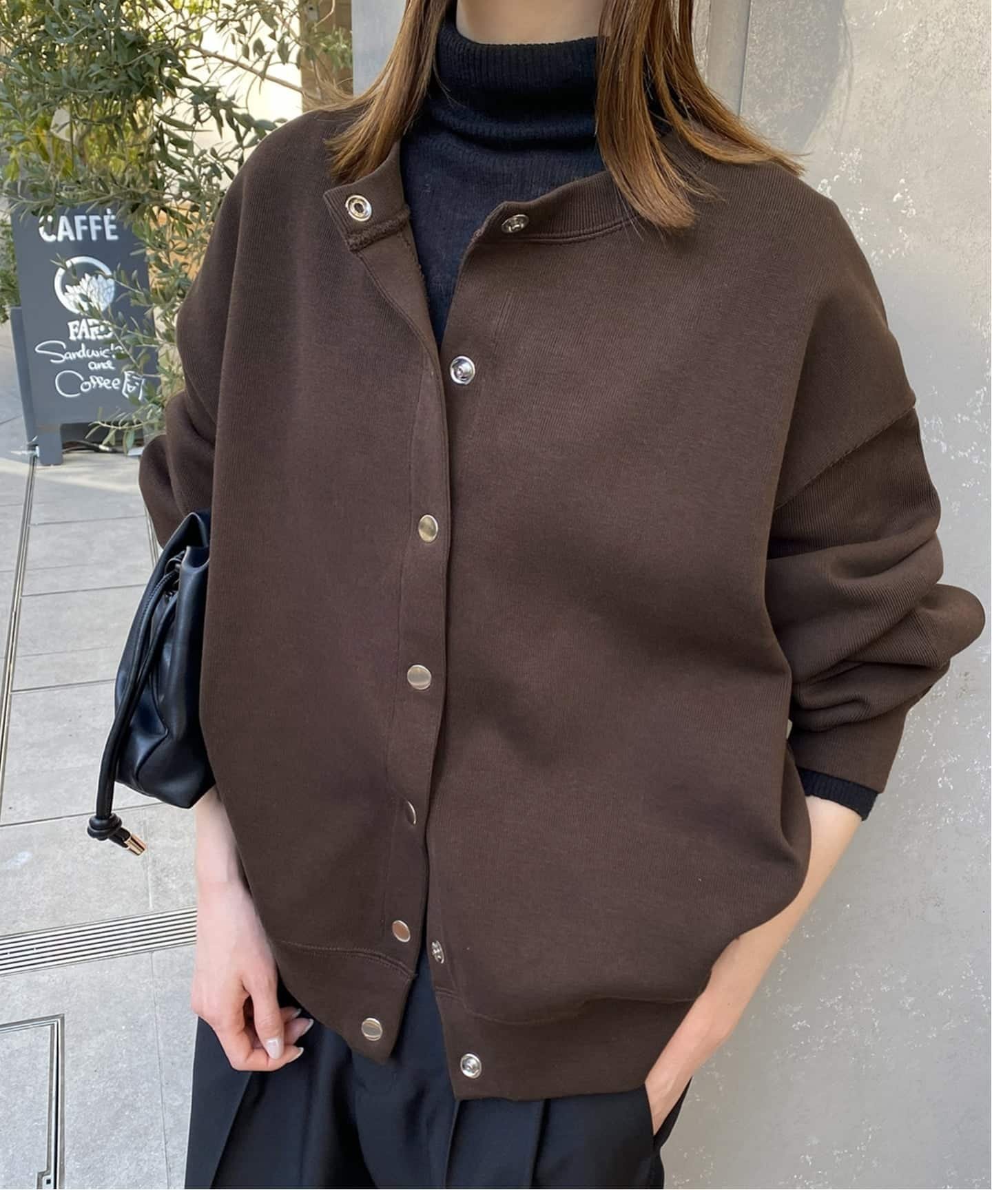 【スローブ イエナ/SLOBE IENA】の《WEB限定/追加3》ダブルフェイスジャージースナップカーディガン 人気、トレンドファッション・服の通販 founy(ファニー) ファッション Fashion レディースファッション Fashion for Women トップス・カットソー Cut & Sew Tops カーディガン・羽織り Layered Style Cardigans 2025年 2025 2025-2026秋冬・A/W Autumn/Winter 2025–26 AW25–26 インナー Innerwear カットソー Cut and Sewn Top カーディガン Cardigan, Knitwear ブルゾン Blouson, Bomber Jacket other-1|ID: prp329100004741780 ipo3291000000034917725