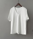 【ミニミニストア/miniministore】のvネックtシャツ レディース 綿100% ホワイト|ID: prp329100004741809 ipo3291000000034262900