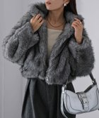 【リベリー/Riberry】のダブルジップ2WAYミックスファーブルゾン 人気、トレンドファッション・服の通販 founy(ファニー) ファッション Fashion レディースファッション Fashion for Women アウター Coat / Outerwear Collection ブルゾンジャケット・スポーティアウター Blouson Jackets コンパクト Compact, Small Size 軽量 Lightweight, Ultra Light ショート Short, Short Length シンプル Simple, Minimal スウェット / スエット Sweatshirt, Sweatwear スタンド Stand Collar, Upright Stand デニム Denim, Jeans Material トレンド Trend, Trending Now バランス Balance, Style Balance フェイクファー Faux Fur, Imitation Fur ブルゾン Blouson, Bomber Jacket ボトム Bottoms, Lower Wear 防寒 Cold Protection, Winter-Ready ミックス Mix, Mixed Style ロング Long, Long-Length ワイド Wide, Wide Fit 冬 Winter / This Winter 再入荷 Restock / Back in Stock おすすめ Recommended / Our Picks エレガント 上品 Elegant thumbnail チャコールグレー|ID: prp329100004741810 ipo3291000000034262907