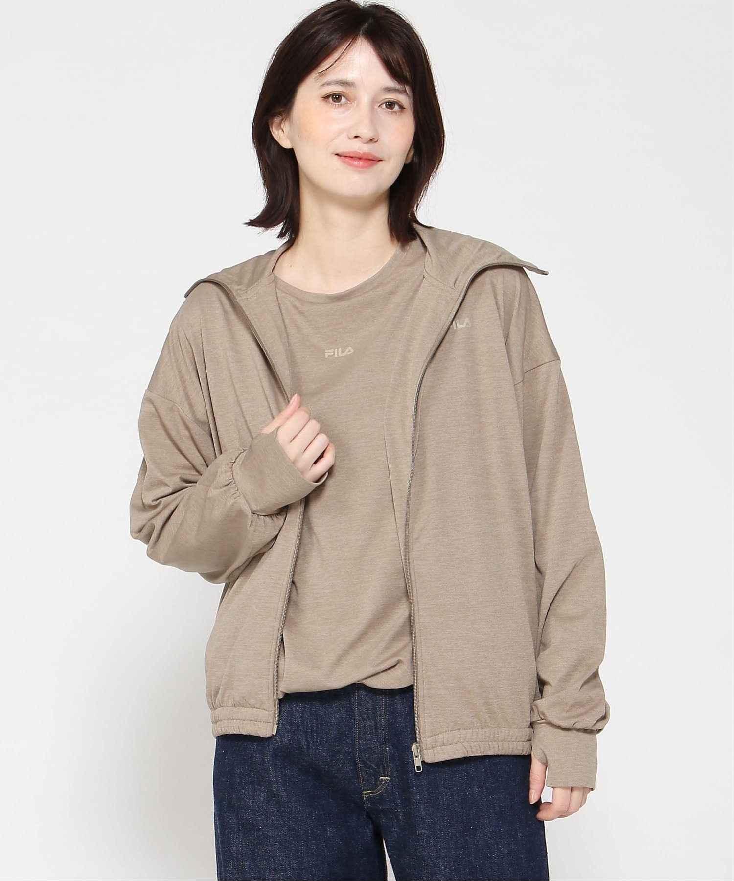 【ニッキー/nikki】のFILA/UVブルゾン インテリア・キッズ・メンズ・レディースファッション・服の通販 founy(ファニー) 　ファッション　Fashion　レディースファッション　Fashion for Women　アウター　Coat / Outerwear Collection　ブルゾンジャケット・スポーティアウター　Blouson Jackets　スマート　Smart, Elegant　ブルゾン　Blouson, Bomber Jacket　プリント　Print, Printed Pattern　MOC|ID: prp329100004741821 ipo3291000000034263155