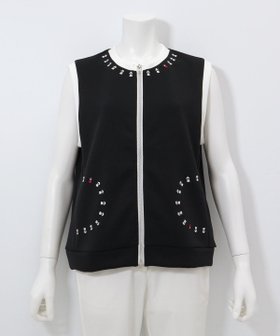 【ピッコーネクラブ/Picone Club】のピコライン刺繍ジップベスト 人気、トレンドファッション・服の通販 founy(ファニー) ファッション Fashion レディースファッション Fashion for Women アウター Coat / Outerwear Collection トップス・カットソー Cut & Sew Tops ベスト&ジレ / 重ね着スタイル Vests & Gilets おすすめ Recommended / Our Picks セットアップ Set-Up, Coordinated Outfit ベスト Vest, Waistcoat ポケット Pocket, Pocket Detail |ID:prp329100004741830
