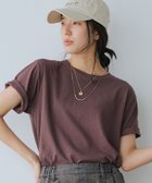 【スタディオ クリップ/studio CLIP】の綿麻ベーシックTシャツ ブラウン50|ID: prp329100004741842 ipo3291000000034263436