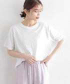 【スタディオ クリップ/studio CLIP】の綿麻ベーシックTシャツ オフホワイト11|ID: prp329100004741842 ipo3291000000034263437