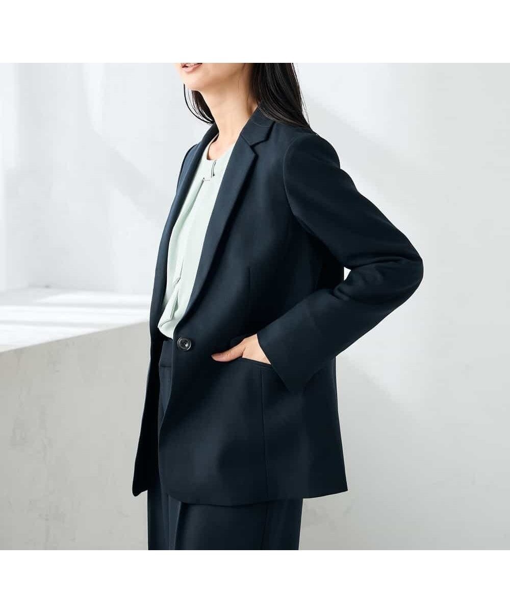 【アー ヴェー ヴェー/a.v.v】の【洗える/イージーケア/ストレッチ】パウダーツイルテーラードジャケット インテリア・キッズ・メンズ・レディースファッション・服の通販 founy(ファニー)  ファッション Fashion レディースファッション Fashion for Women アウター Coat / Outerwear Collection レディースジャケット・軽アウター Jackets テーラードジャケット / 通勤・きれいめスタイル Tailored Jackets & Blazers インナー Innerwear 春 Spring 洗える Machine Washable 秋 Autumn ジャケット Jacket, Outerwear ストレッチ Stretch, Stretchy Fabric ストレート Straight, Straight Cut スリット Slit, Slit Detail セットアップ Set-Up, Coordinated Outfit タイトスカート Pencil Skirt, Tight Skirt パターン Pattern, Design Print フレア Flare, Flared ボトム Bottoms, Lower Wear ポケット Pocket, Pocket Detail 楽ちん Easy Fit, Comfortable ワイド Wide, Wide Fit 冬 Winter / This Winter 再入荷 Restock / Back in Stock おすすめ Recommended / Our Picks 夏 Summer エレガント 上品 Elegant ビジネス 仕事 通勤 Business / Work / Commuting ネイビー|ID: prp329100004741849 ipo3291000000034426913