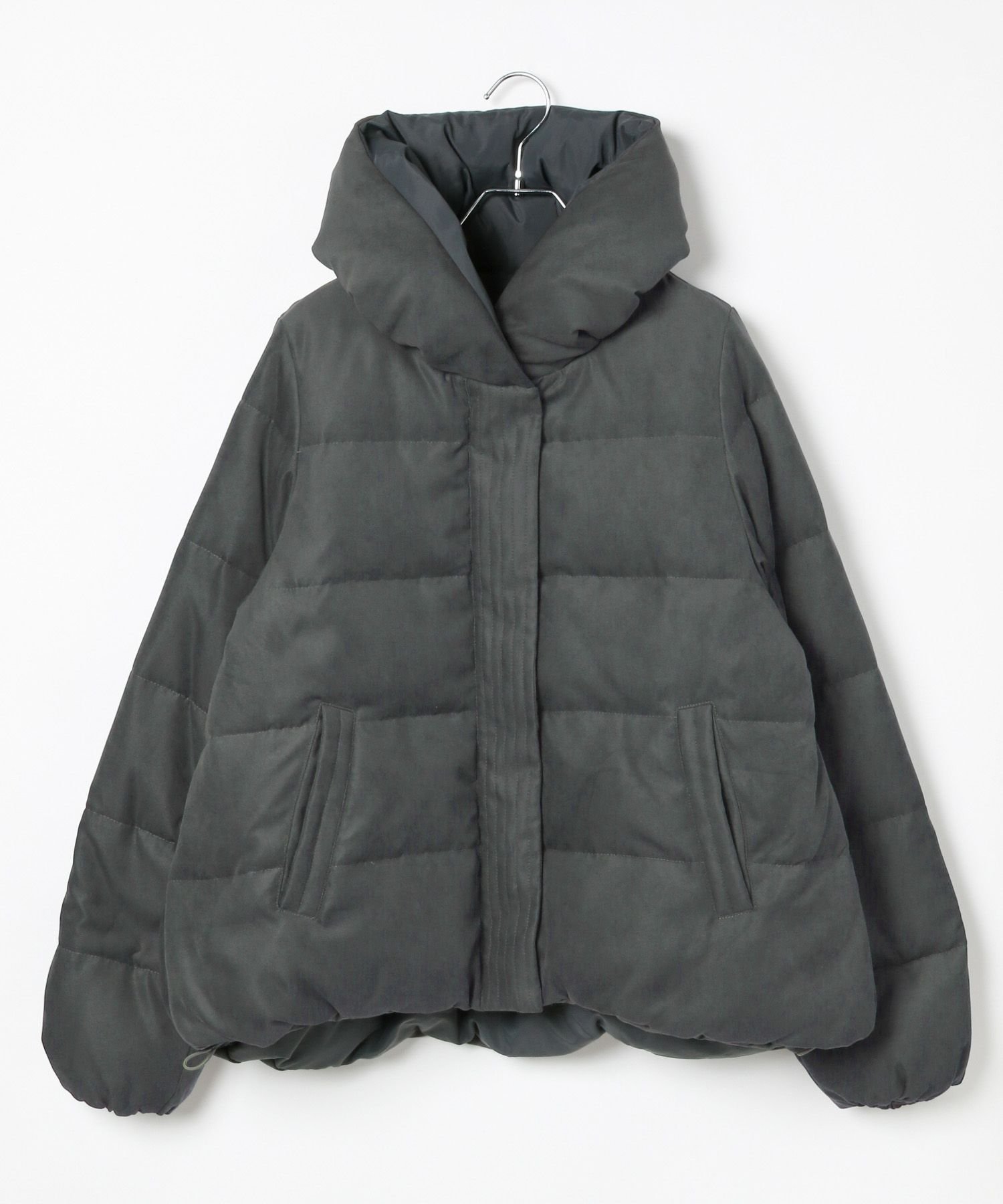【ベイフロー/BAYFLOW】のおうちで手洗い可 リバーシブルコーデュロイダウン インテリア・キッズ・メンズ・レディースファッション・服の通販 founy(ファニー) 　ファッション　Fashion　レディースファッション　Fashion for Women　おすすめ　Recommended / Our Picks　コンパクト　Compact, Small Size　コーデュロイ　Corduroy, Cord Fabric　スタンド　Stand Collar, Upright Stand　スポーティ　Sporty, Casual Athletic　ダウン　Down, Puffer　リバーシブル　Reversible, Two-Sided　ワイド　Wide, Wide Fit　チャコール18|ID: prp329100004741908 ipo3291000000034264145