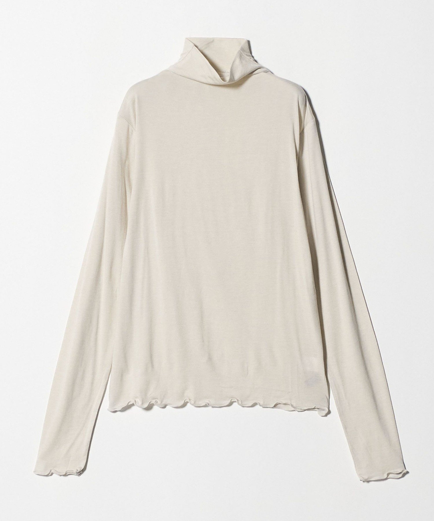 【ユナイテッドアローズ/UNITED ARROWS】のハイネック カットソー A DAY IN THE LIFE インテリア・キッズ・メンズ・レディースファッション・服の通販 founy(ファニー) 　ファッション　Fashion　レディースファッション　Fashion for Women　トップス・カットソー　Cut & Sew Tops　カットソー・ベーシックTシャツ　Cut-and-Sewn Tops / Stretch Tees & Basics　インナー　Innerwear　カットソー　Cut and Sewn Top　シンプル　Simple, Minimal　ジャケット　Jacket, Outerwear　トレンド　Trend, Trending Now　なめらか　Smooth, Silky Texture　ハイネック　High Neck, Mock Neck　バランス　Balance, Style Balance　フリル　Frill, Ruffle　アウトレット　Outlet / Clearance　おすすめ　Recommended / Our Picks　ビジネス 仕事 通勤　Business / Work / Commuting　NATURAL|ID: prp329100004741920 ipo3291000000034264242