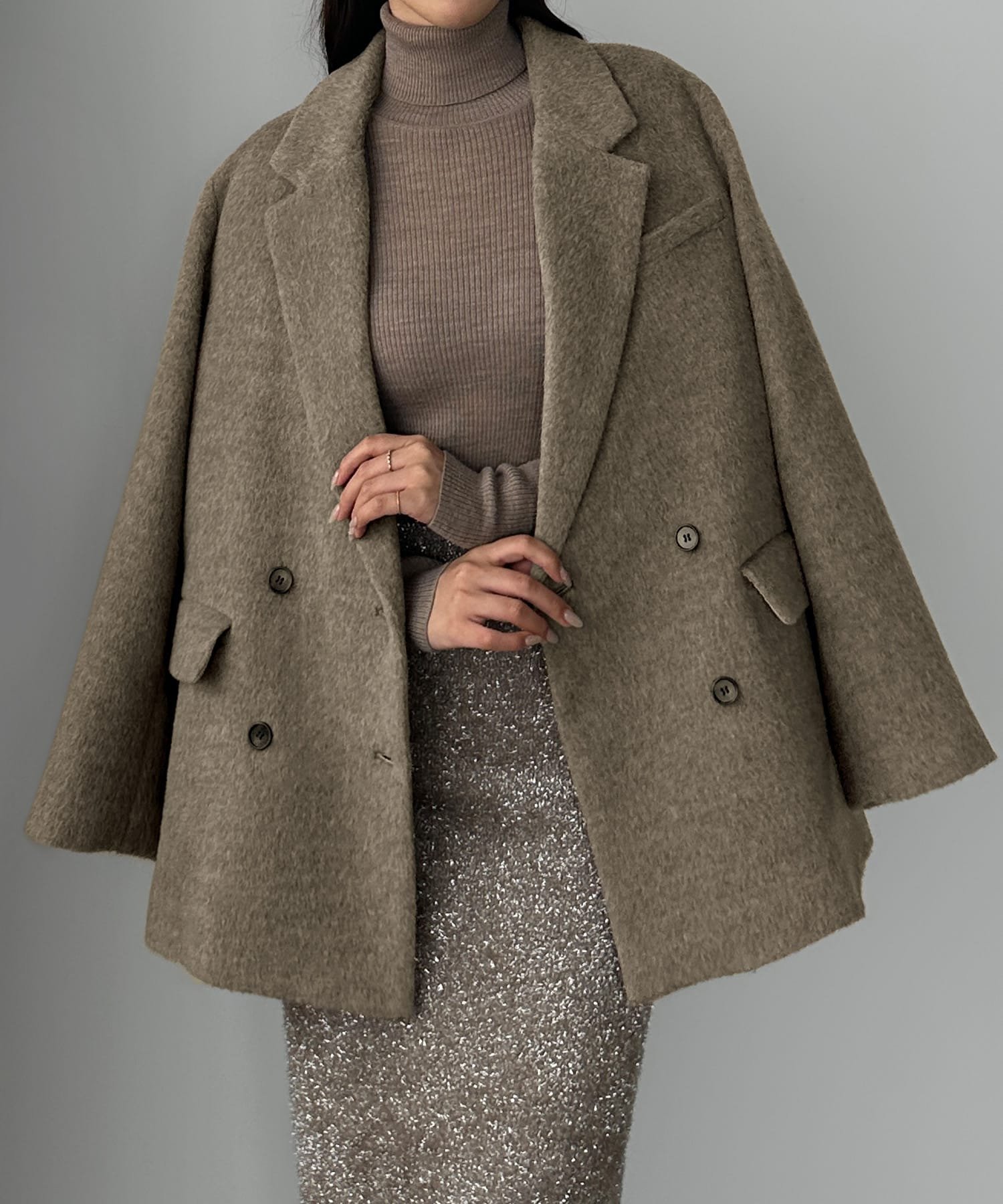 【ジュノア/JUNOAH】のLouere シャギーテーラードジャケットコート インテリア・キッズ・メンズ・レディースファッション・服の通販 founy(ファニー)  ファッション Fashion レディースファッション Fashion for Women アウター Coat / Outerwear Collection コート・ロングコート・ピーコート Long Coats, Peacoats & More レディースジャケット・軽アウター Jackets テーラードジャケット / 通勤・きれいめスタイル Tailored Jackets & Blazers モカ|ID: prp329100004741964 ipo3291000000034329394