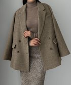 【ジュノア/JUNOAH】のLouere シャギーテーラードジャケットコート モカ|ID: prp329100004741964 ipo3291000000034477363