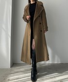 【ジュノア/JUNOAH】のLouere 2wayハイネックウールライクウエストシェイプフレアコート 人気、トレンドファッション・服の通販 founy(ファニー) ファッション Fashion レディースファッション Fashion for Women アウター Coat / Outerwear Collection コート・ロングコート・ピーコート Long Coats, Peacoats & More thumbnail ブラウン|ID: prp329100004741966 ipo3291000000034381410